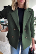 Sorelle™ Elegant Knit-Sleeve Blazer