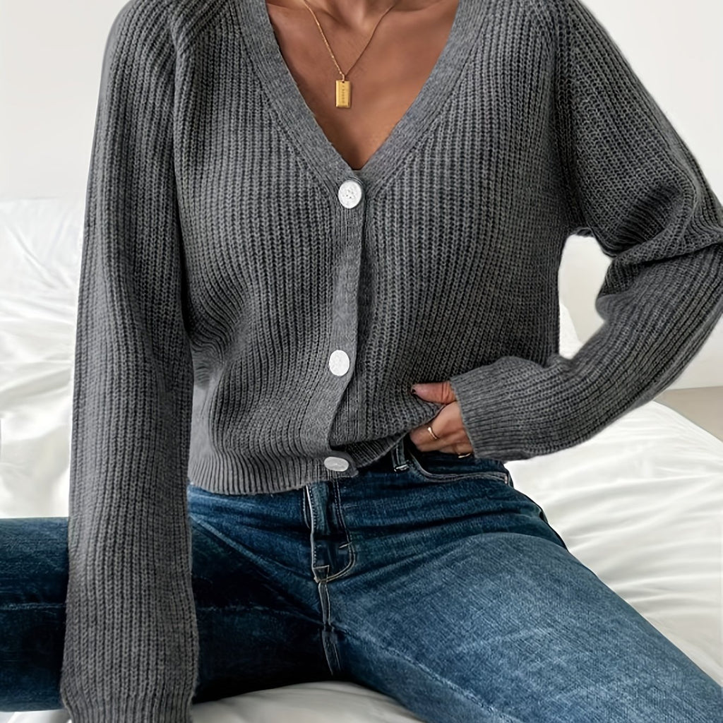The Elise™ Timeless Button-Up Cardigan