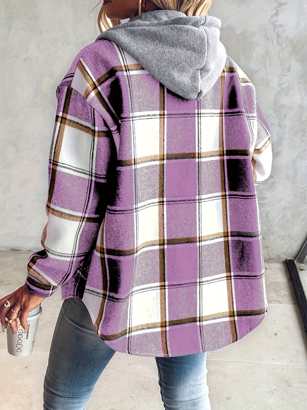 Elara™ Cosy Hooded Shacket