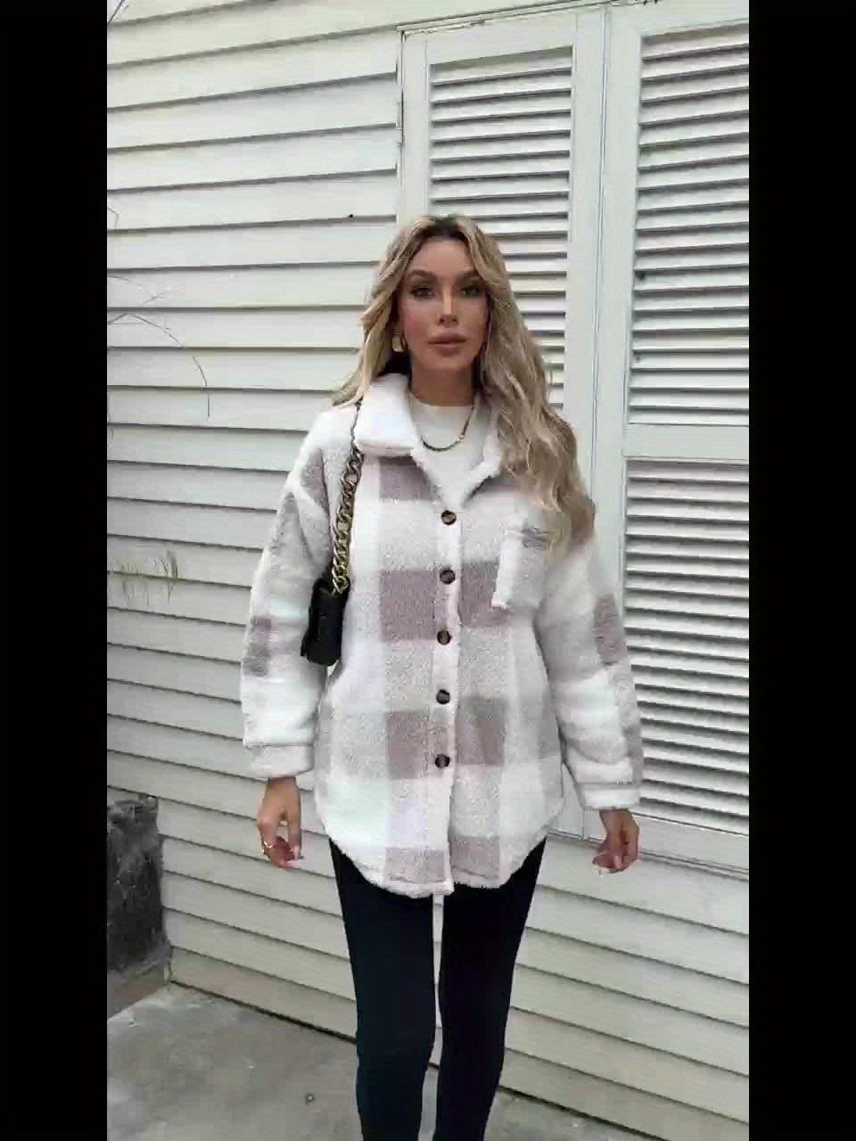Marlowe™ Cosy Plaid Jacket