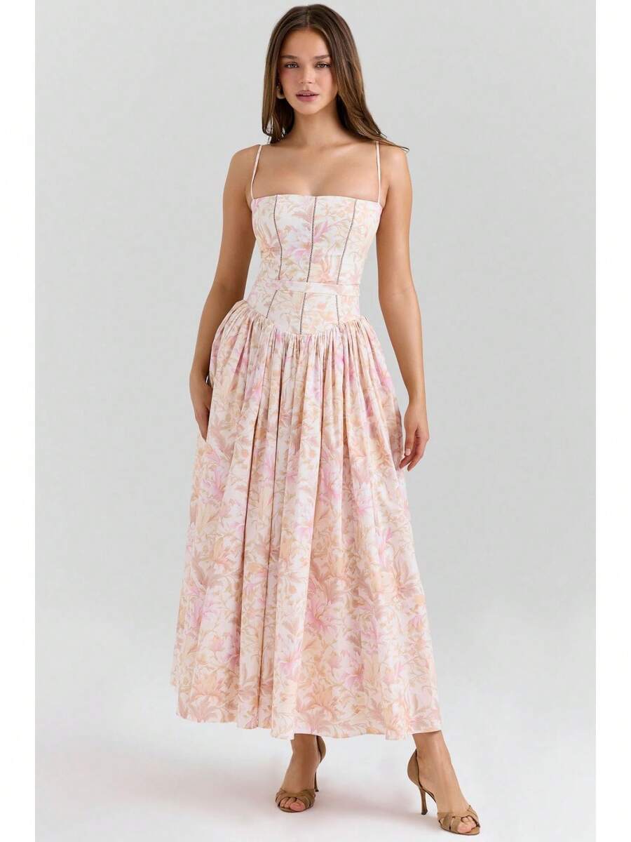 Rosalie™ | Floral Midi Dress