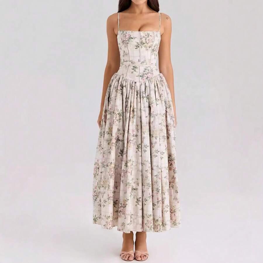 Rosalie™ | Floral Midi Dress