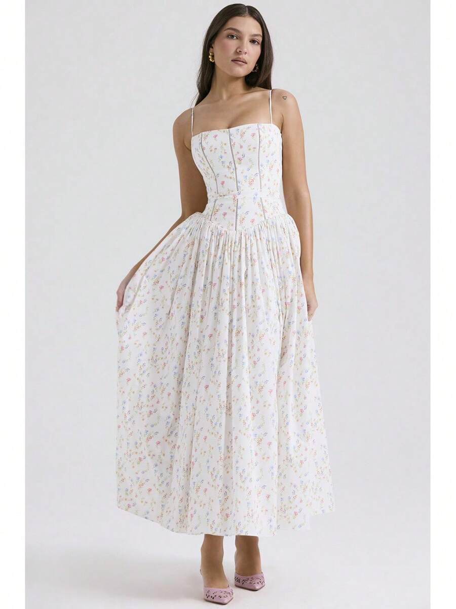 Rosalie™ | Floral Midi Dress
