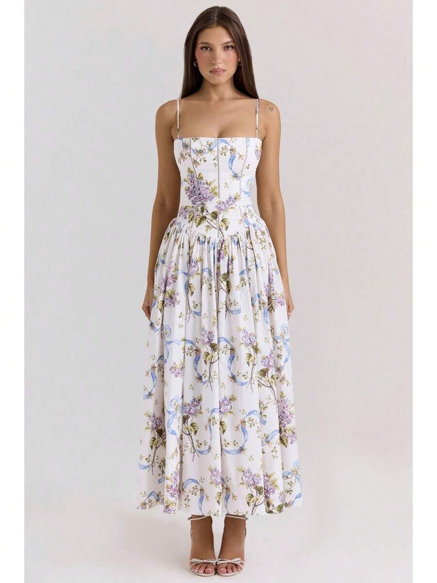 Rosalie™ | Floral Midi Dress