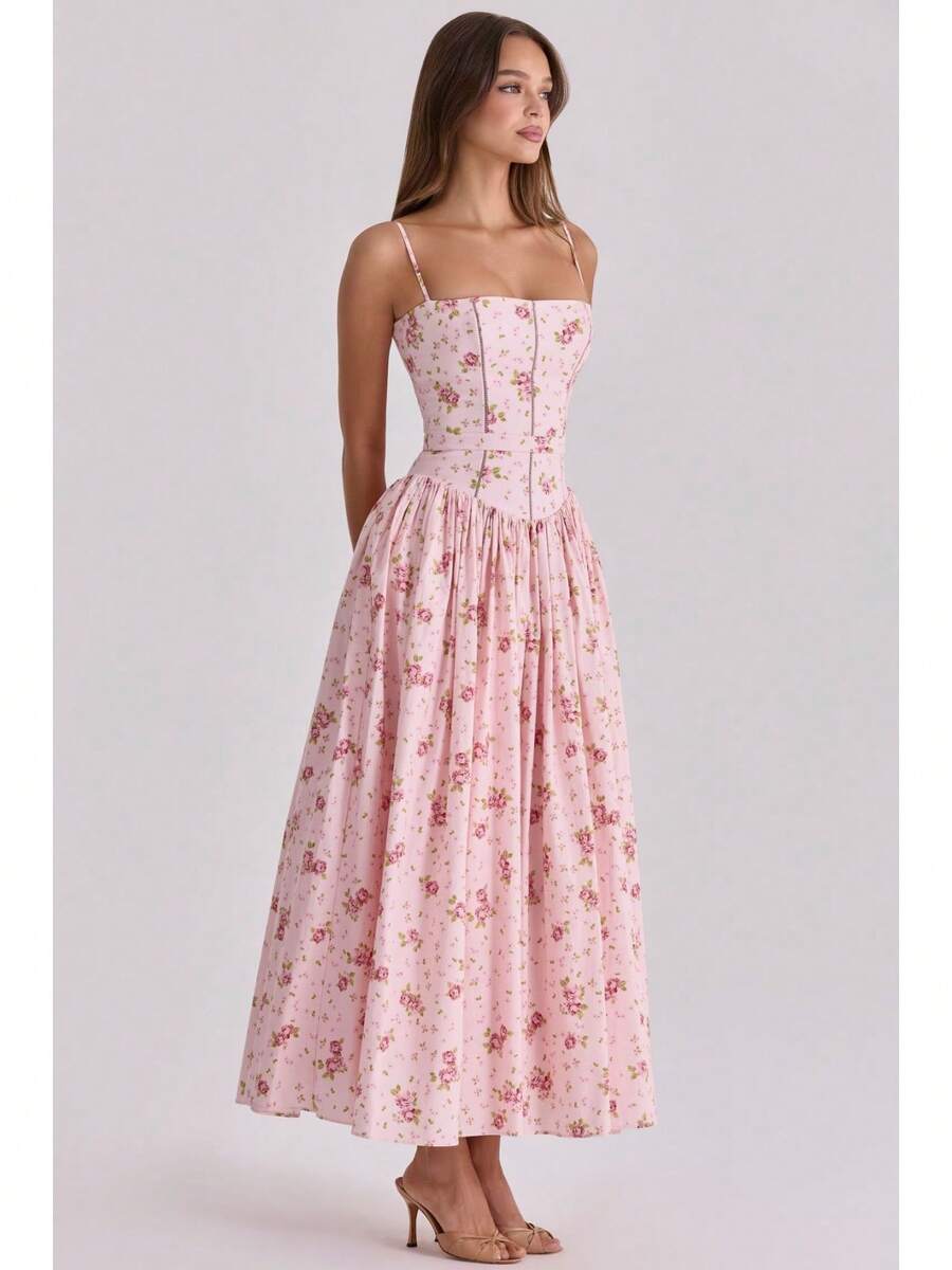 Rosalie™ | Floral Midi Dress