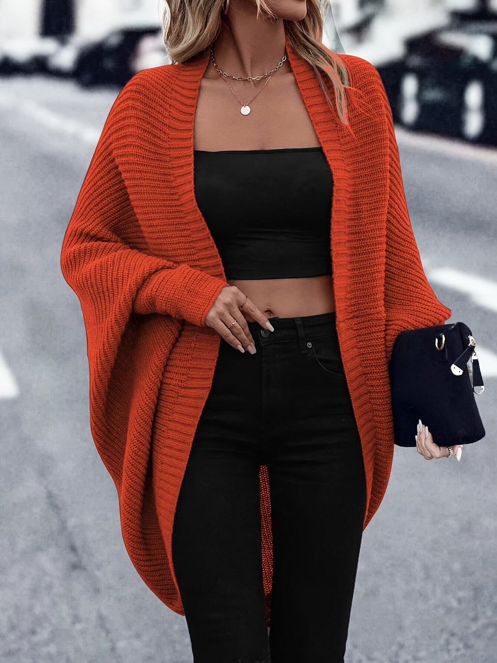 Evelyn™ Oversized Knit Cardigan