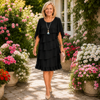 Patricia | Elegant Comfort Ruffle Dress