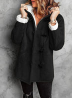 Salma™ | Cozy Fleece-Lined Toggle-Front Duffle Coat