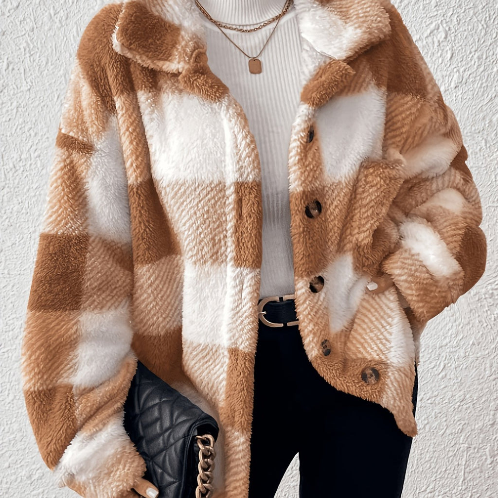 Marlowe™ Cosy Plaid Jacket
