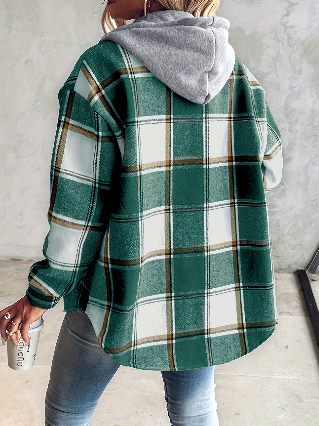 Elara™ Cosy Hooded Shacket