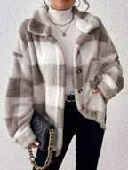 Marlowe™ Cosy Plaid Jacket