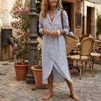 Willow - Elegant Striped Summer Dress