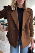 Sorelle™ Elegant Knit-Sleeve Blazer