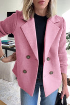 Sorelle™ Elegant Knit-Sleeve Blazer