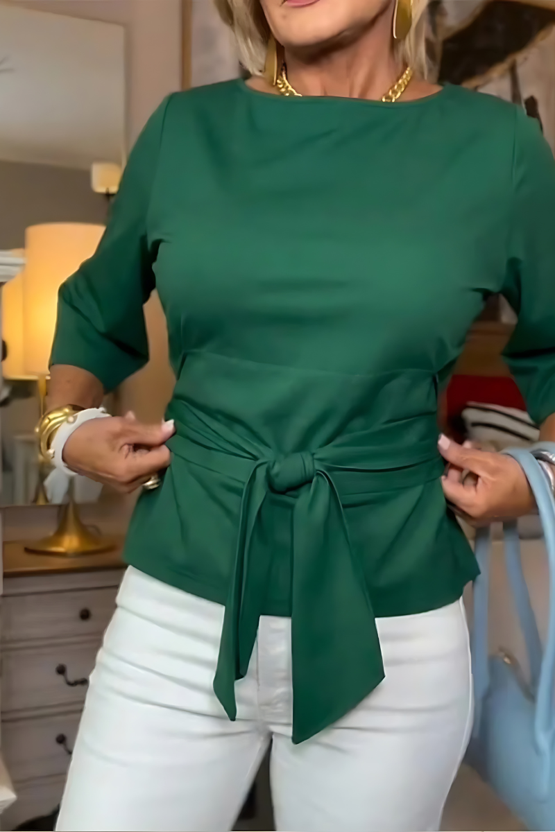 Mabel | Stylish Bow Waist Top