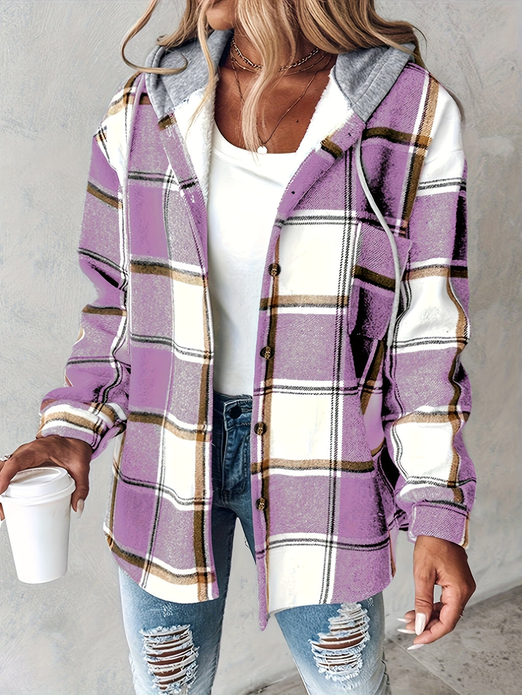 Elara™ Cosy Hooded Shacket