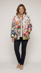 CARTER™ | Vintage Charming Floral Quilted Jacket