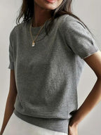 CIELA™ – Lightweight Short Sleeve Crewneck Pullover Top
