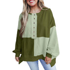 VICTORIA™ - Casual Long Sleeve Pullover with Crewneck for Daily Outfits