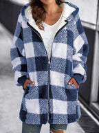 Sarah™ | Oversized Plaid Coat