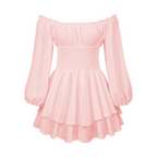 CYNRHIA™ – Elegant Long Sleeve Off-Shoulder Romper