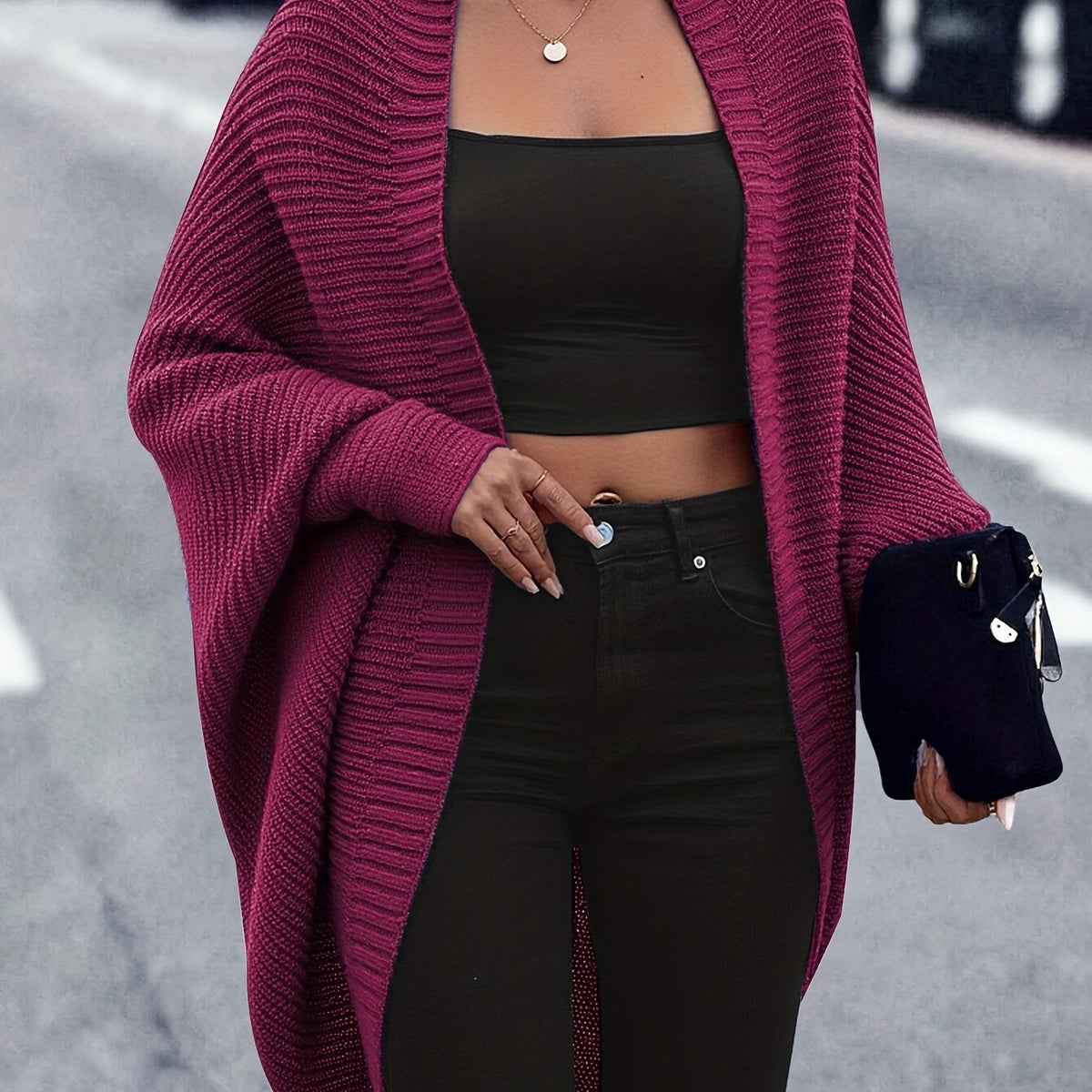 Evelyn™ Oversized Knit Cardigan