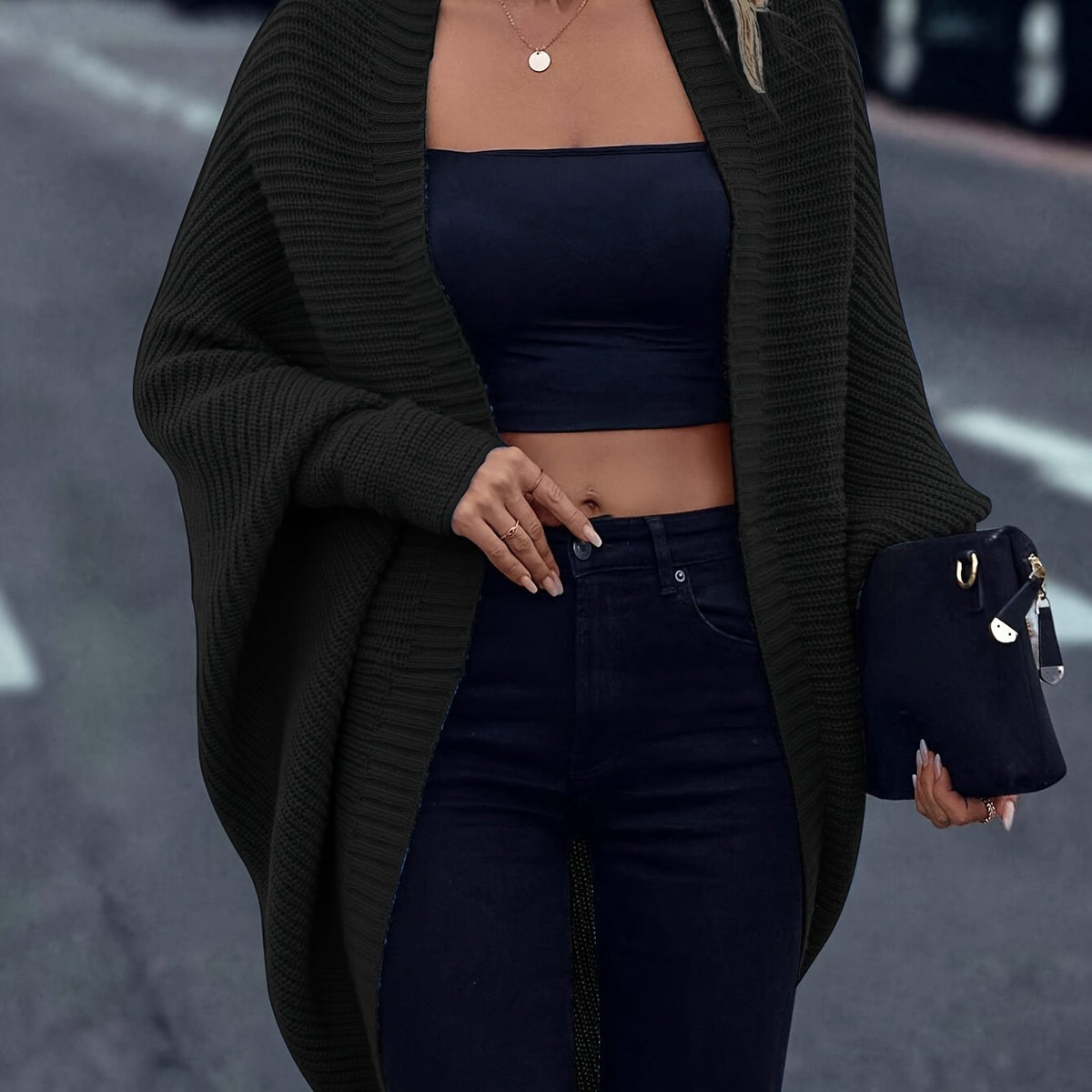 Evelyn™ Oversized Knit Cardigan