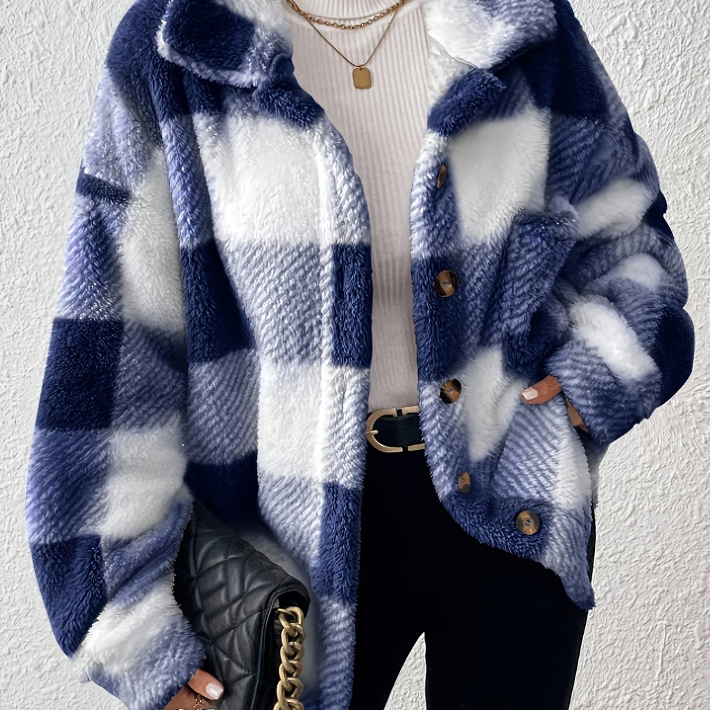 Marlowe™ Cosy Plaid Jacket