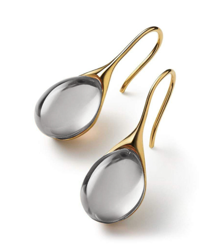 ROMY™ - Crystal Drop Earrings in Gold and Silver