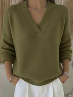 Vivelle™ | Relaxed V-Neck Sweater