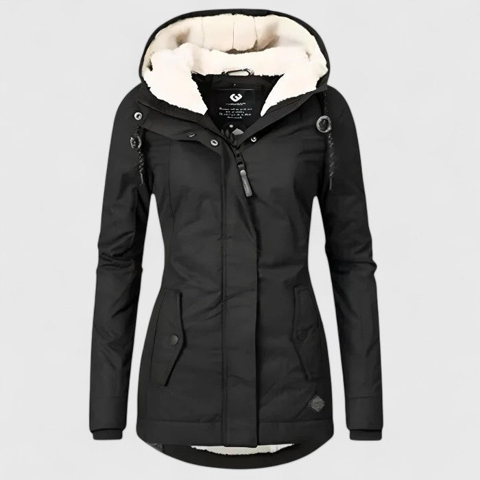 Penelope™ | Warm Fleece-Lined Waterproof Hooded Parka