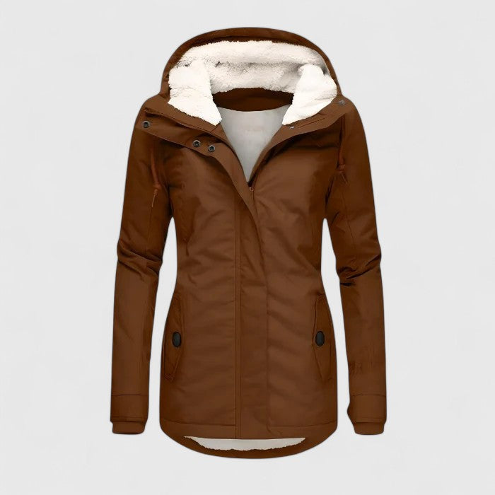 Penelope™ | Warm Fleece-Lined Waterproof Hooded Parka