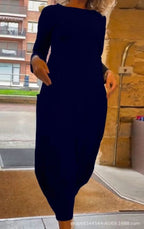 CORA™ - Casual Chic Midi Dress