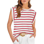 SAMPAGUITA™ –  Comfy Loose Fit Crew Neck Summer Top