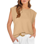 SAMPAGUITA™ –  Comfy Loose Fit Crew Neck Summer Top