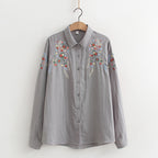FLAVIE™ – Vintage Charm Embroidered Blouse