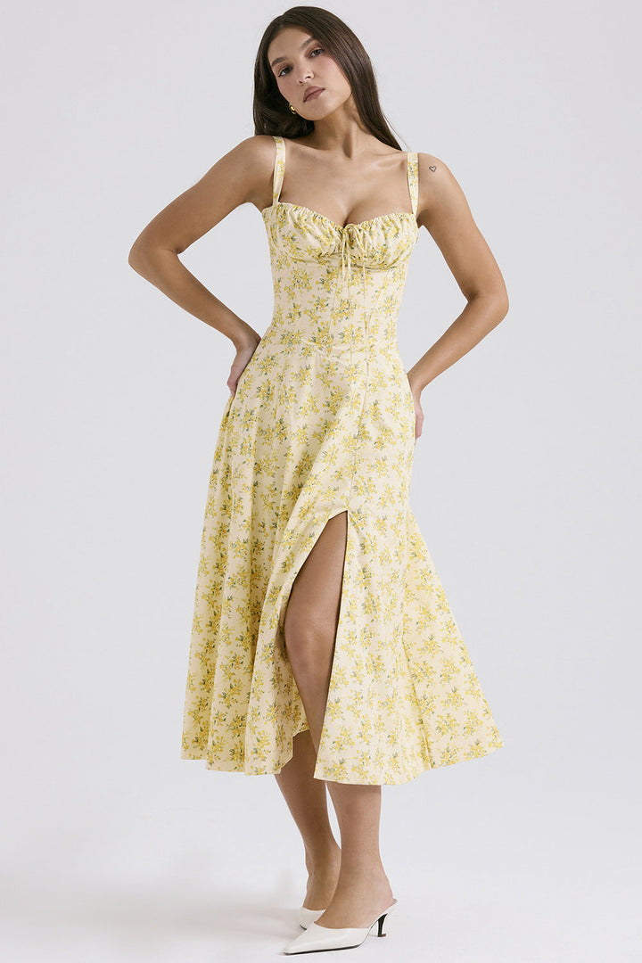 ELENA™ – Chic Corset Milkmaid Dress