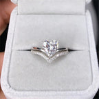ALINE™ – Radiant Heart Silver Ring