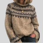 Women’s Nordic Fair Isle Knit Sweater