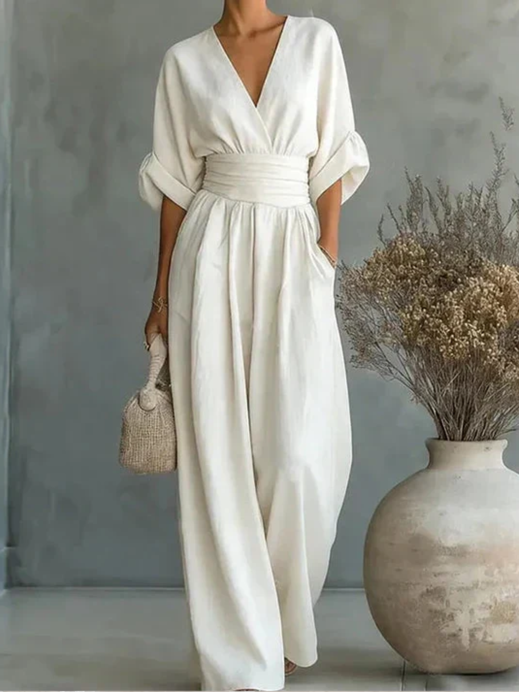 Grace | Wrap-Front Jumpsuit