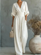 Grace | Wrap-Front Jumpsuit