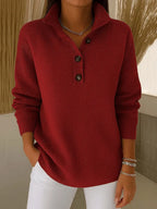 Florence™ | V-Neck Polo Sweater