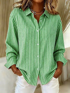Jacqueline™ | Striped Button-Down Shirt