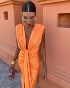 Lily | Elegant Pleated Dress
