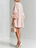 FLORENCE | FLORAL BUTTON-FRONT MINI DRESS