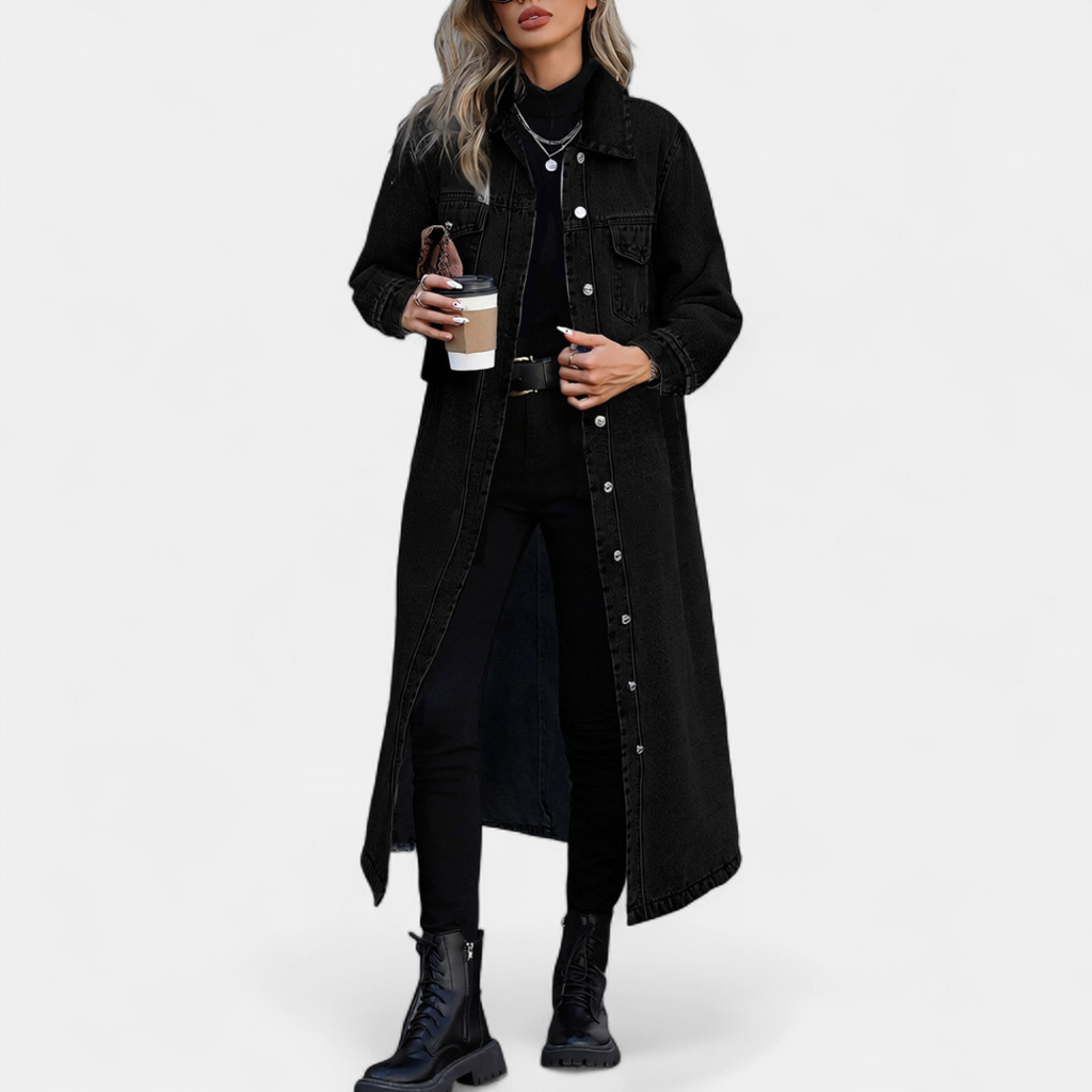 DENIM™ – Oversized Long Denim Coat