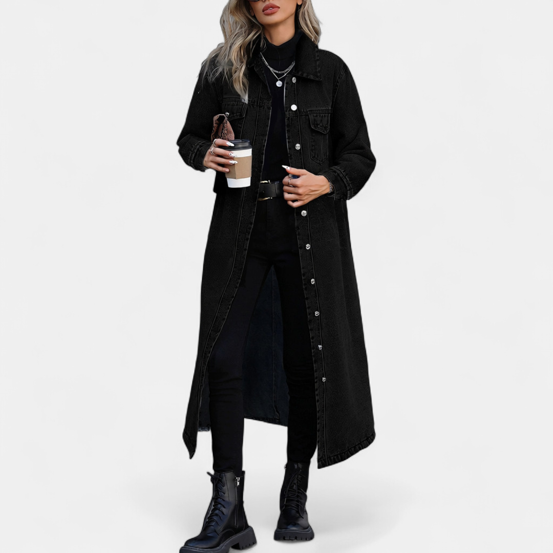 DENIM™ – Oversized Long Denim Coat