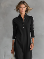 Marlowe™ Contrast-Trim Maxi Dress