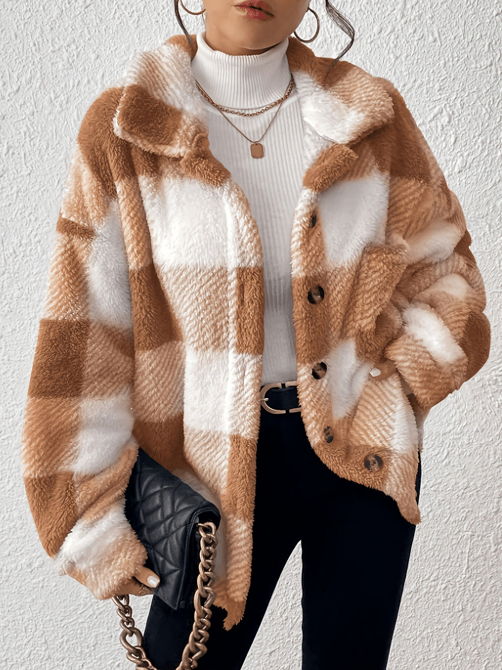 Marlowe™ Cosy Plaid Jacket