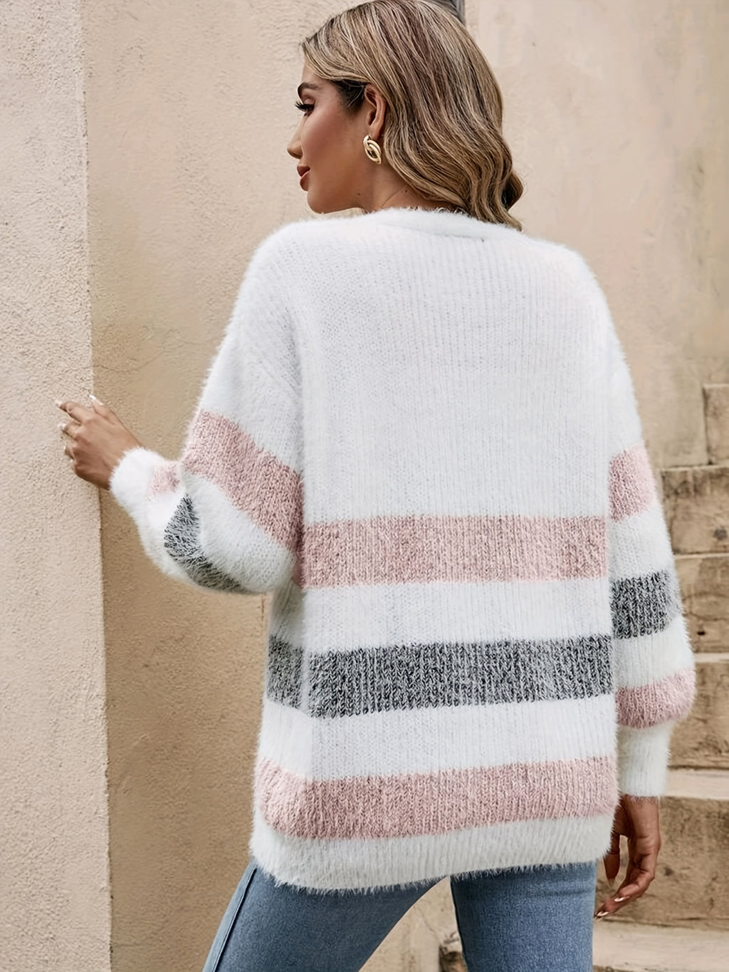 Amélie™ French-Inspired Striped Cardigan
